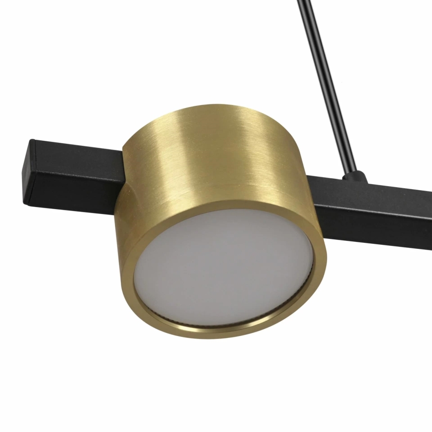 LED luster na sajli MIRELLA 3xGX53/6W/230V zlatna/crno