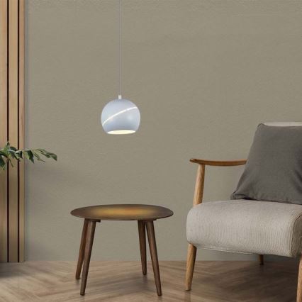 LED luster na sajli na dodir LED/8,5W/230V 3000K bela