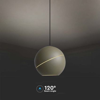 LED luster na sajli na dodir LED/8,5W/230V 3000K sivo