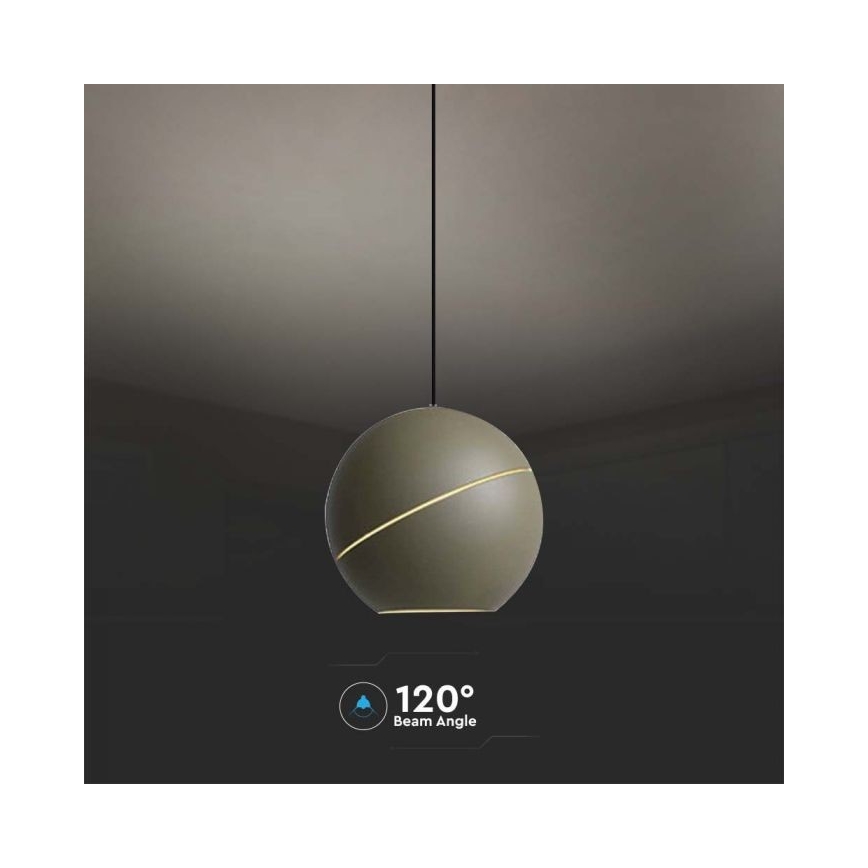 LED luster na sajli na dodir LED/8,5W/230V 3000K sivo