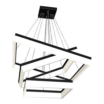 LED luster na sajli NERO 3xLED/140W/230V