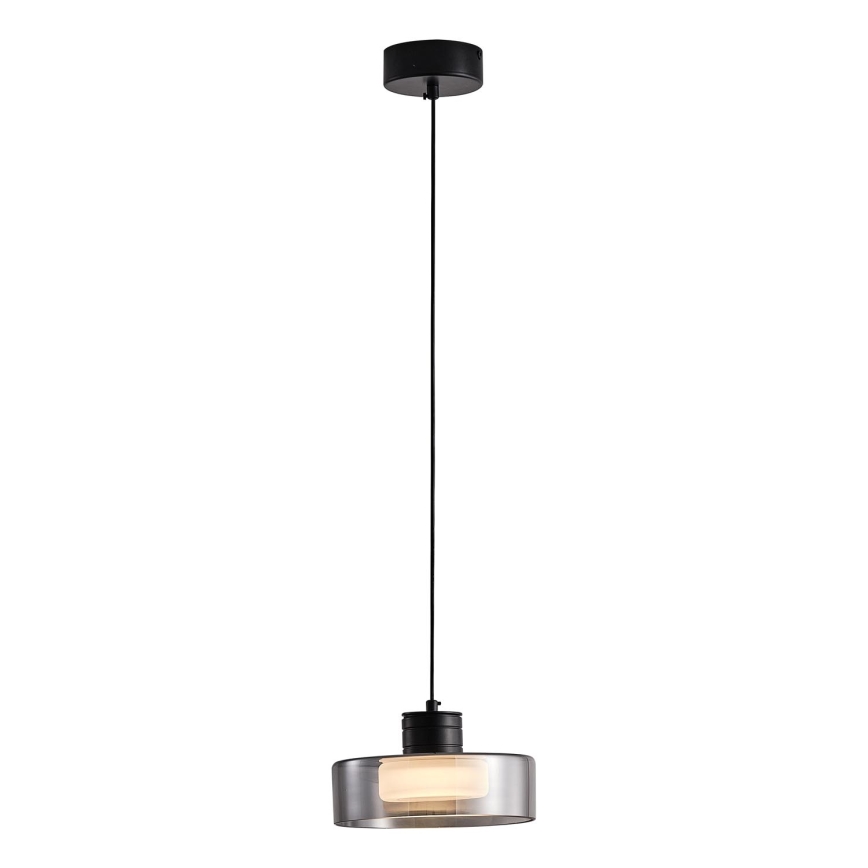 LED luster na sajli NIMBUS LED/8W/230V 3000K crno/dimno pr. 20 cm