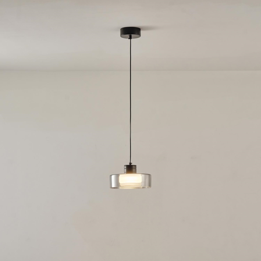 LED luster na sajli NIMBUS LED/8W/230V 3000K crno/dimno pr. 20 cm