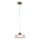 LED luster na sajli NIMBUS LED/8W/230V 3000K zlatna/prozirna pr. 20 cm