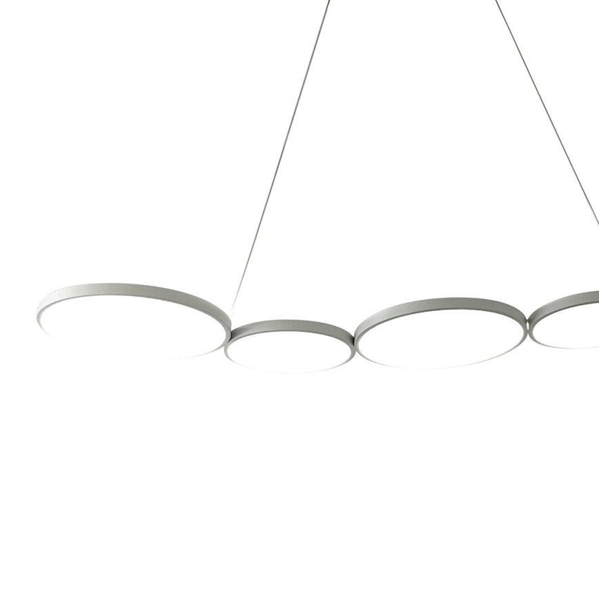 LED luster na sajli OLYMPIA 5xLED/10W/230V sivo