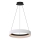 LED luster na sajli ORBITA LED/52W/230V bela/crno