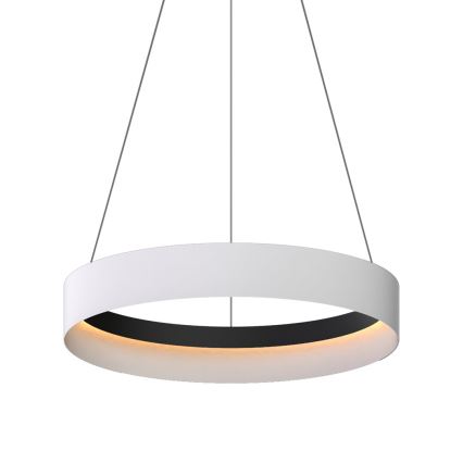 LED luster na sajli ORBITA LED/52W/230V bela/crno