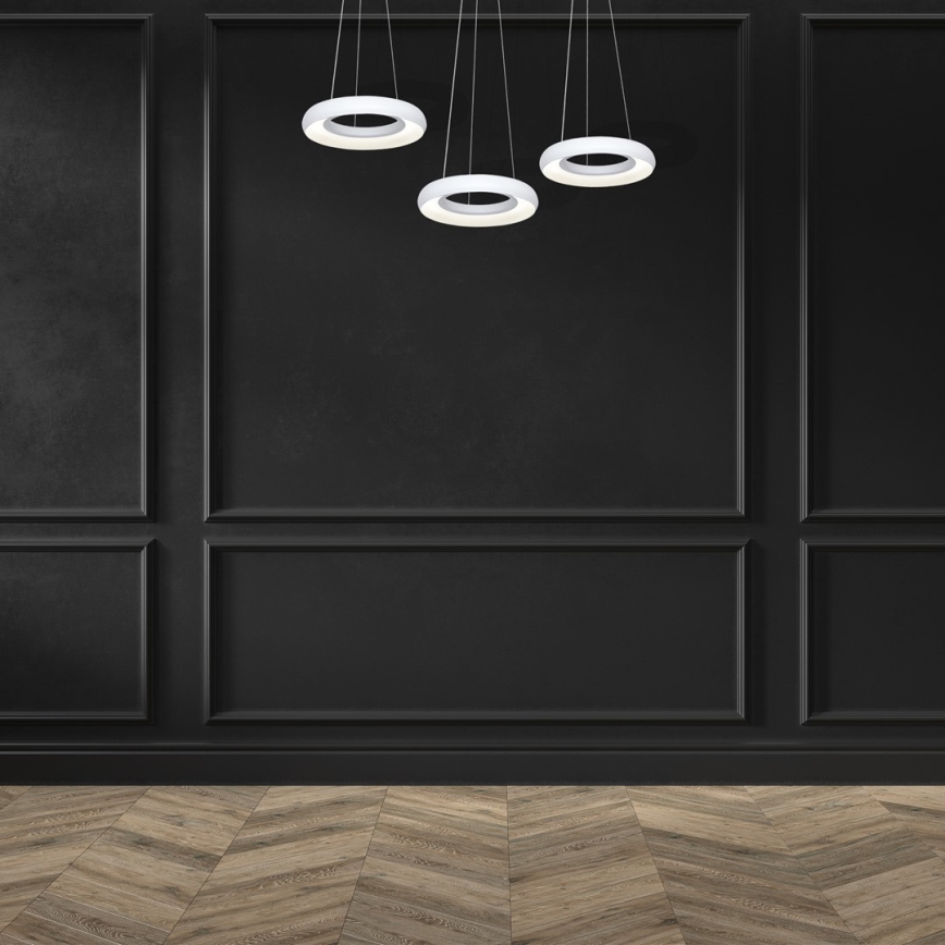 LED luster na sajli RONDO 3xLED/12W/230V