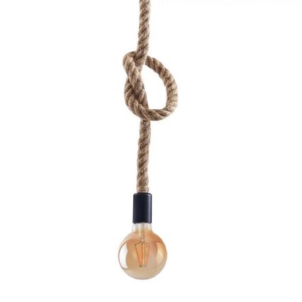 LED luster na sajli ROPE 1xE27/8W/230V