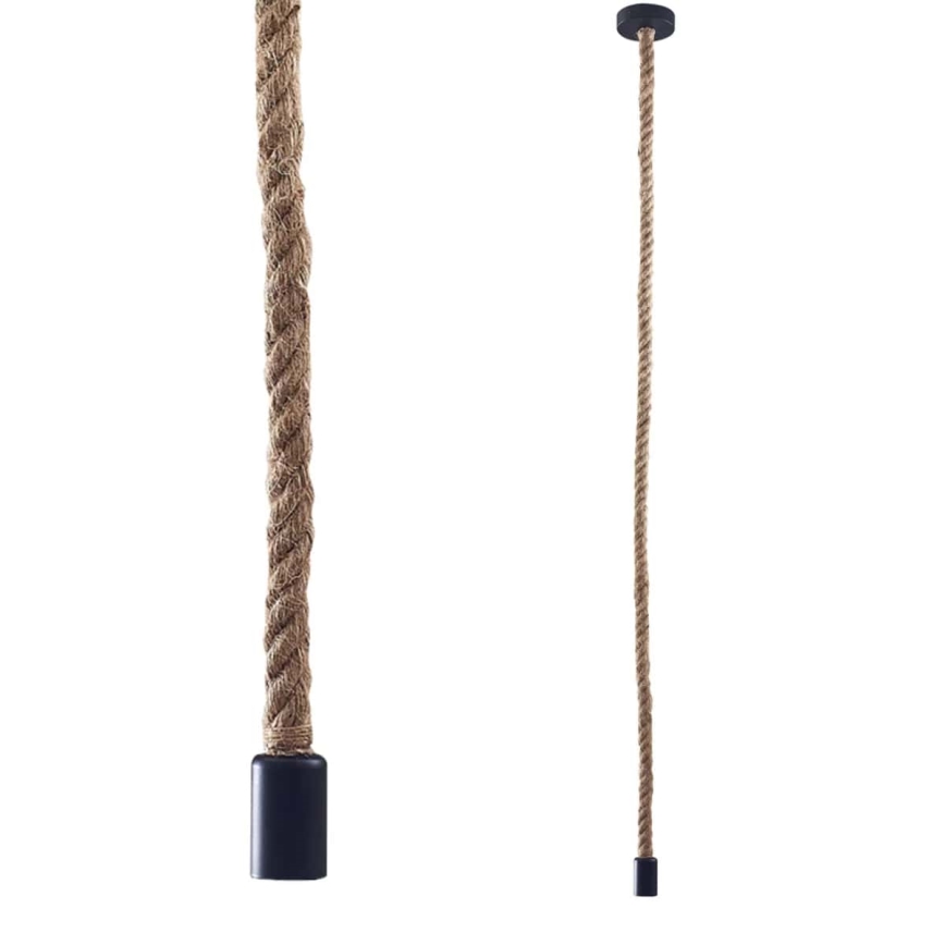 LED luster na sajli ROPE 1xE27/8W/230V
