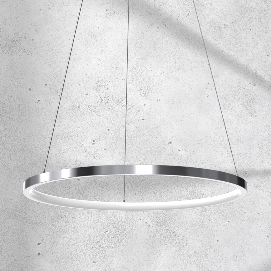 LED luster na sajli ROTONDA LED/27W/230V sjajni krom
