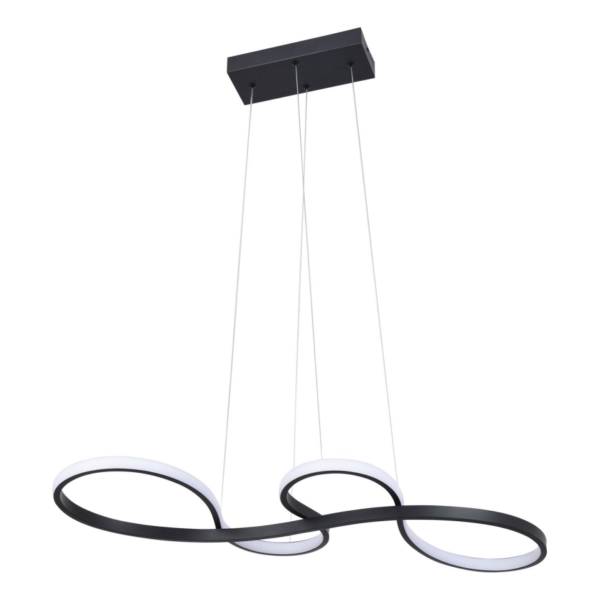 LED luster na sajli SALSA LED/38W/230V 4000K crno