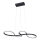 LED luster na sajli SALSA LED/38W/230V 4000K crno