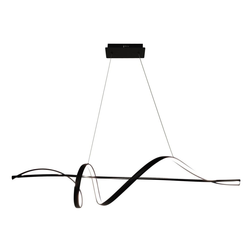 LED luster na sajli SASH LED/36W/230V crno