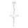LED luster na sajli SPARK LED/35W/230V bela