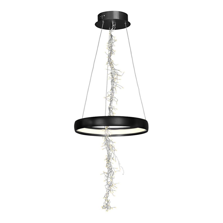 LED luster na sajli SPARK LED/35W/230V crno