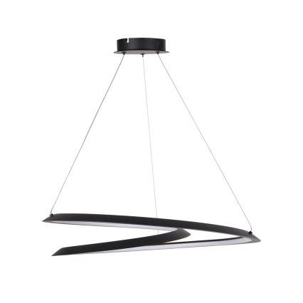 LED luster na sajli TANGO LED/44W/230V 4000K pr. 60 cm crno