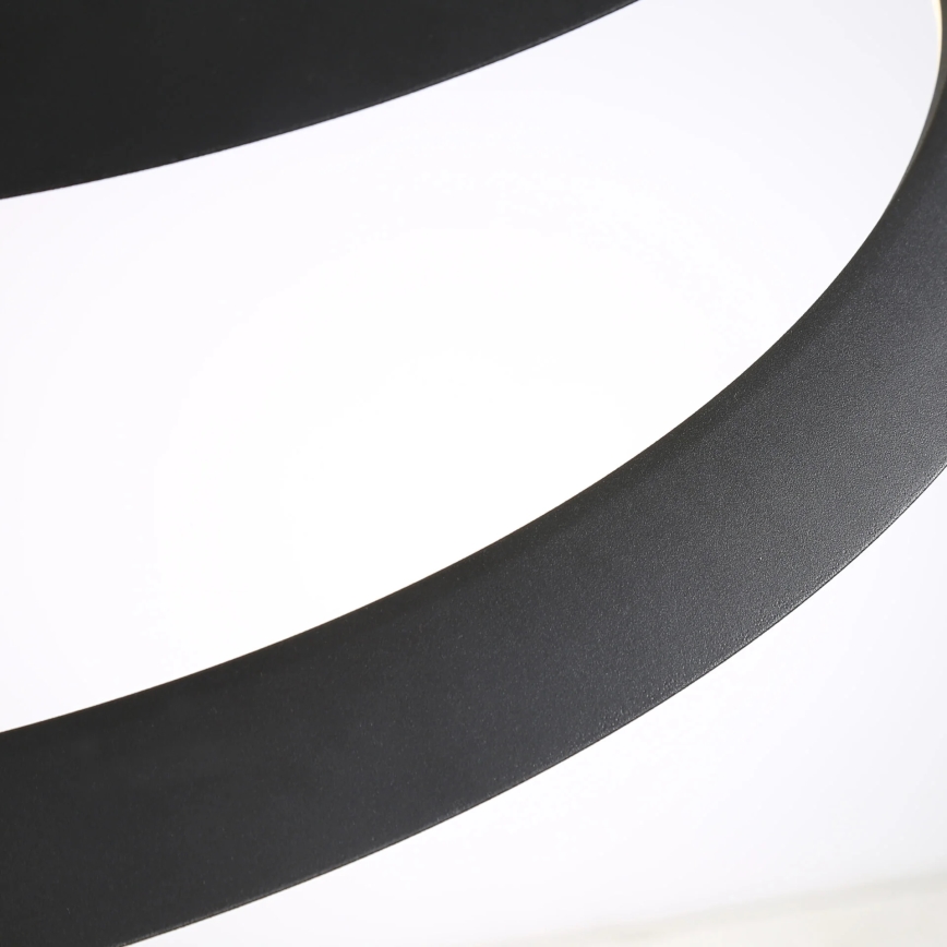 LED luster na sajli TANGO LED/44W/230V 4000K prečnik 60 cm crna