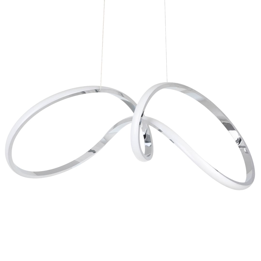 LED luster na sajli TESORO LED/48W/230V sjajni krom