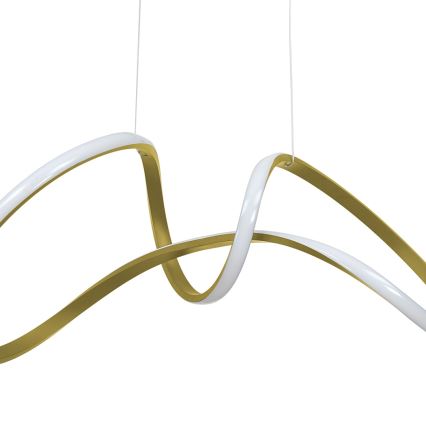 LED luster na sajli TESORO LED/48W/230V zlatna
