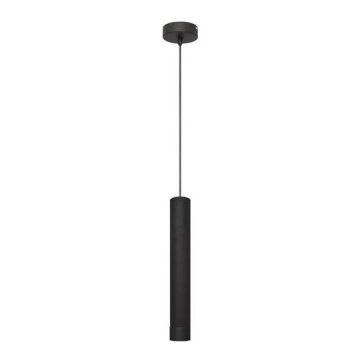 LED luster na sajli TUBA 1xGU10/4,8W/230V crno