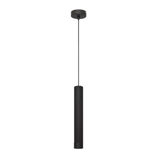 LED luster na sajli TUBA 1xGU10/4,8W/230V crno