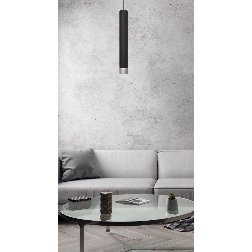 LED luster na sajli TUBA 1xGU10/4,8W/230V