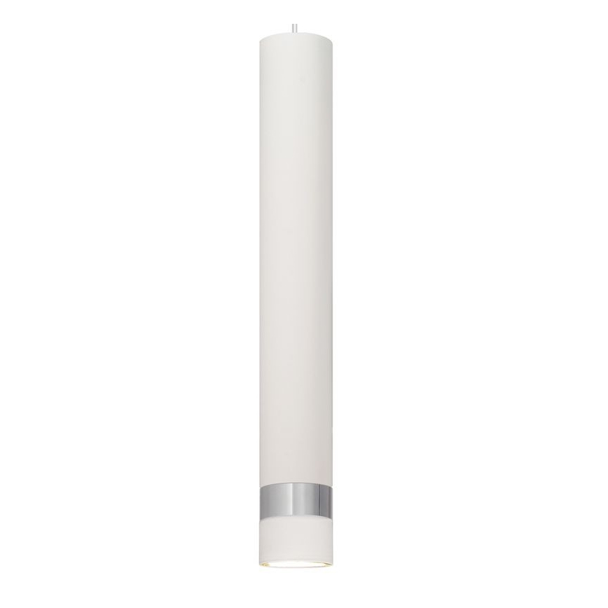 LED luster na sajli TUBA 3xGU10/4,8W/230V bela/mat krom