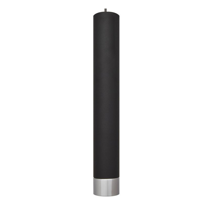 LED luster na sajli TUBA 3xGU10/4,8W/230V crna/sjajni hrom