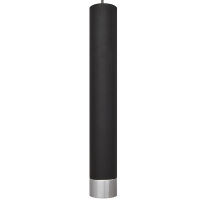 LED luster na sajli TUBA 3xGU10/4,8W/230V crno/mat krom