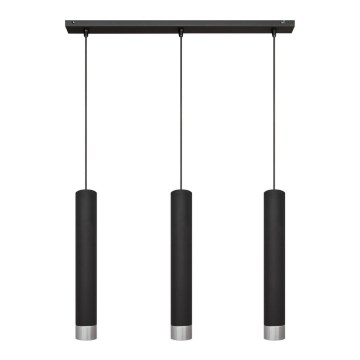 LED luster na sajli TUBA 3xGU10/4,8W/230V
