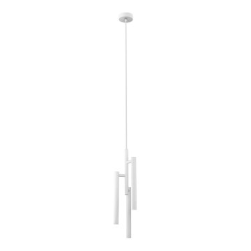 LED luster na sajli TUBULAR 3xLED/5W/230V bela