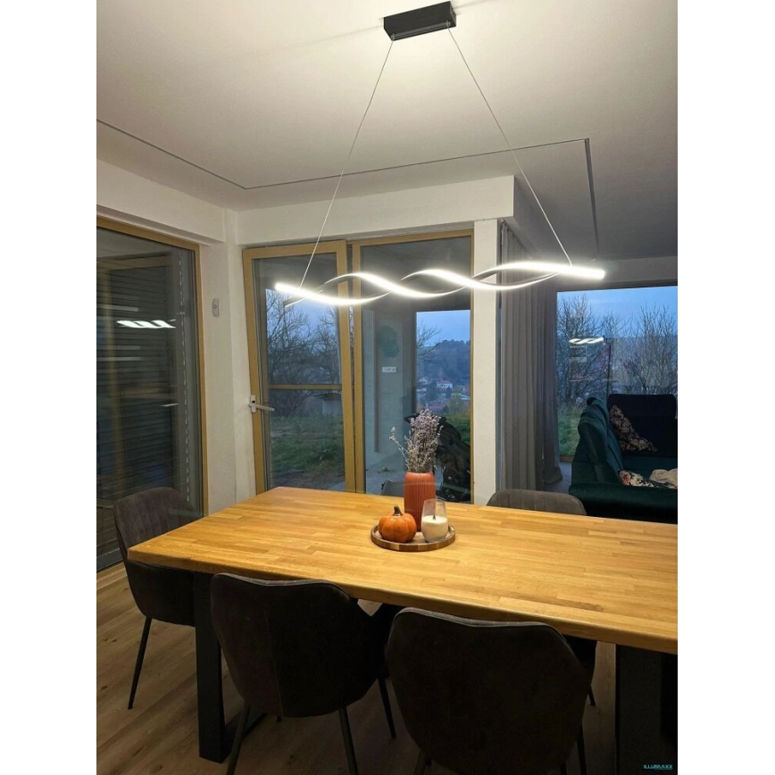 LED luster na sajli TWIST LED/37W/230V 4000K 120 cm zlatna