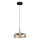 LED luster na sajli VETRO LED/6W/230V pr. 23 cm bež/crno