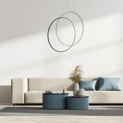 LED Luster na sajli za kupatilo SATURNO LED/46W/230V IP44 antracit