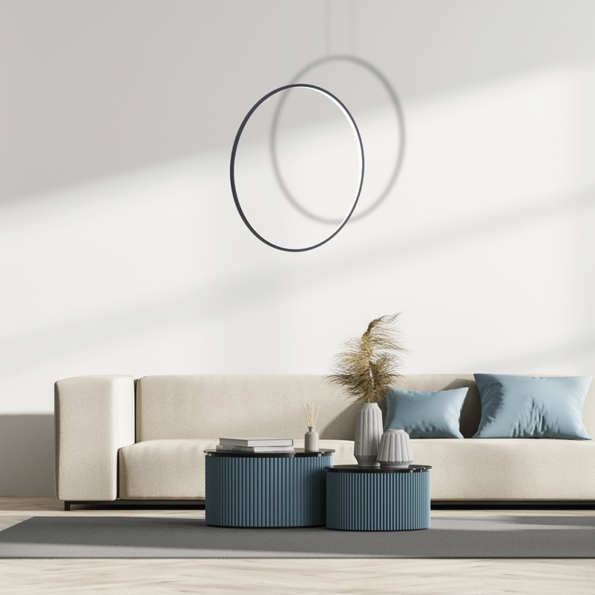 LED Luster na sajli za kupatilo SATURNO LED/46W/230V IP44 antracit