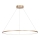 LED Luster na sajli za kupatilo SATURNO LED/57W/230V IP44 zlatna