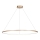 LED Luster na sajli za kupatilo SATURNO LED/65W/230V IP44 zlatna