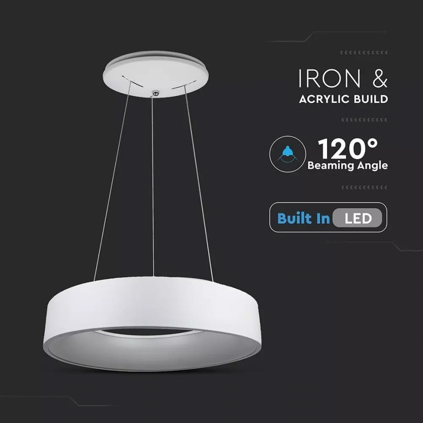 LED luster na sajli za prigušivanje 1xLED/30W/230V