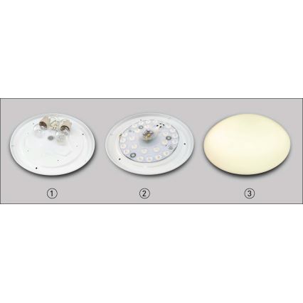 LED Magnetski modul LED/12W/230V pr. 12,5 cm 3000K
