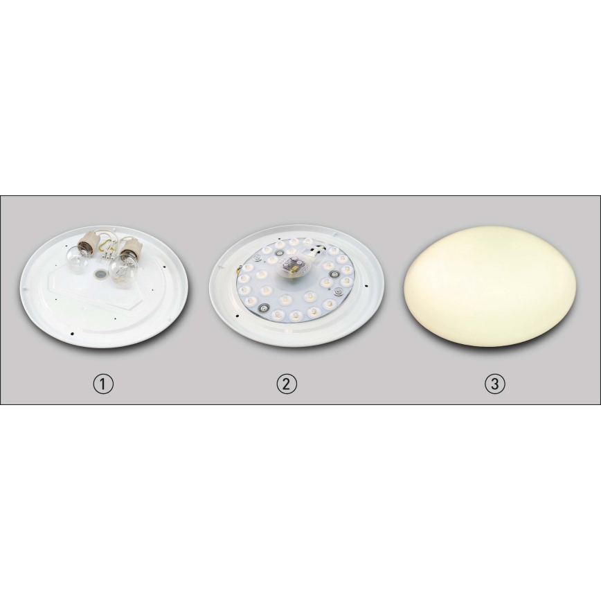 LED Magnetski modul LED/12W/230V pr. 12,5 cm 3000K