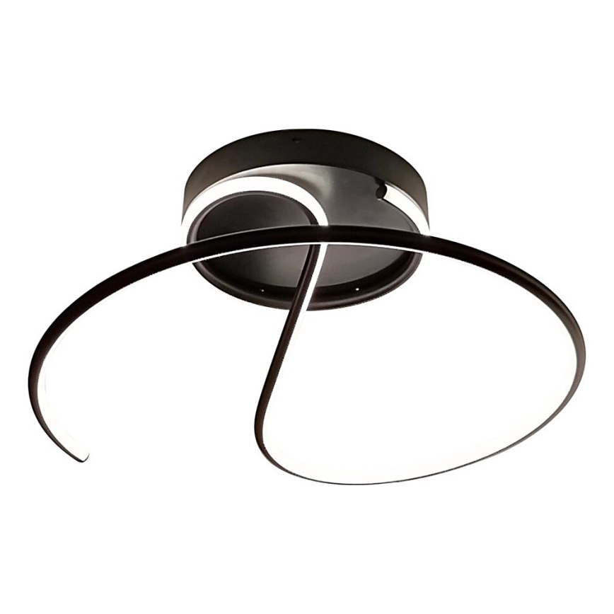 LED Nadgradni luster DELTA LED/30W/230V crno