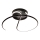 LED Nadgradni luster DELTA LED/30W/230V crno