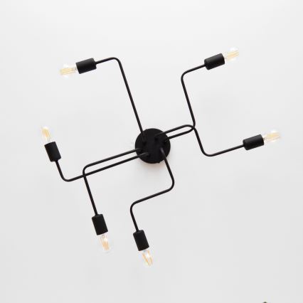 LED Nadgradni luster TUBE 6xE27/15W/230V