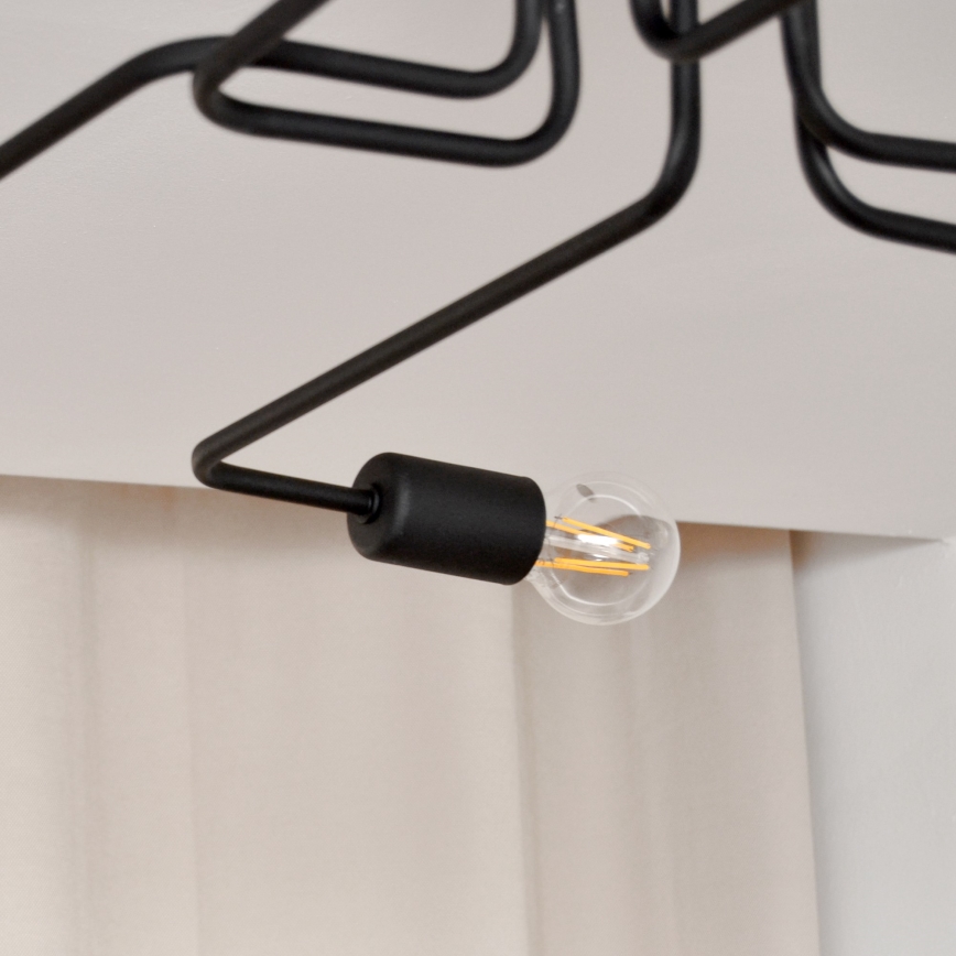 LED Nadgradni luster TUBE 6xE27/15W/230V