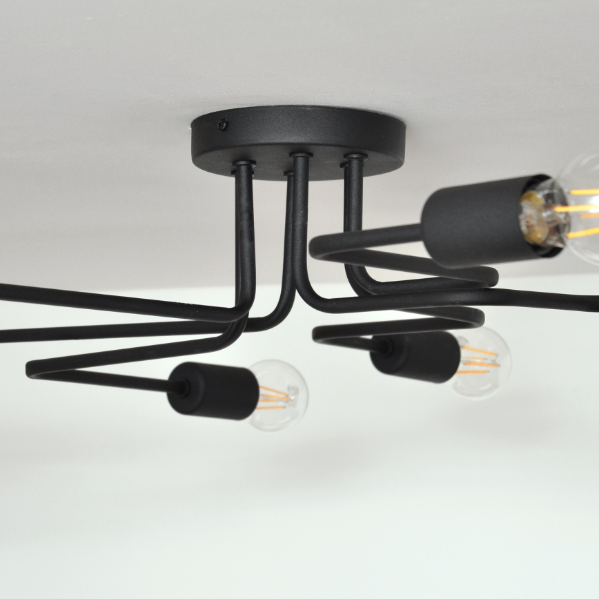 LED Nadgradni luster TUBE 6xE27/15W/230V