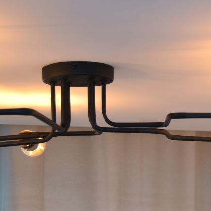 LED Nadgradni luster TUBE 6xE27/15W/230V
