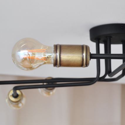 LED Nadgradni luster TUBE 6xE27/15W/230V