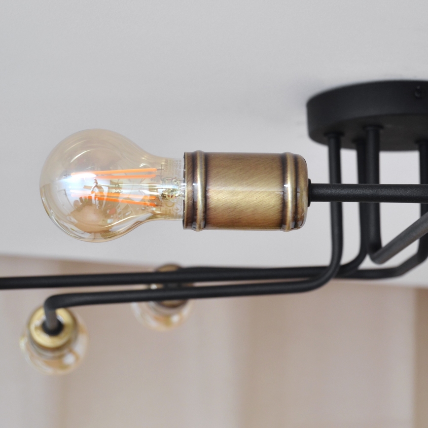 LED Nadgradni luster TUBE 6xE27/15W/230V