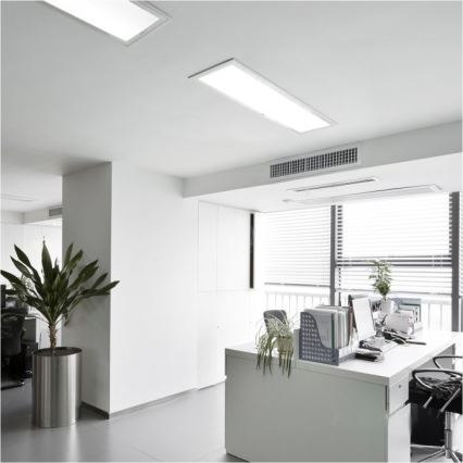 LED Nadgradni panel BRISBANE LED/36W/230V 4000K 29,5x119 cm bela